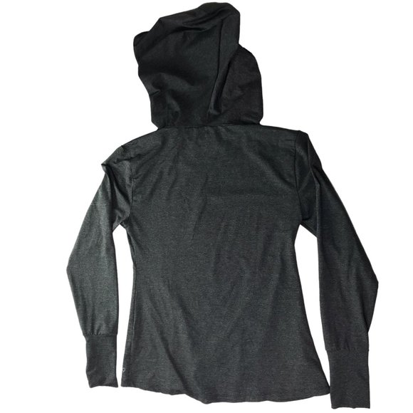 SPLITS FIFTY-NINE 59 Hoodie Hooded Sweatshirt Pullover Stretch Women's S Gray LS - Picture 6 of 16